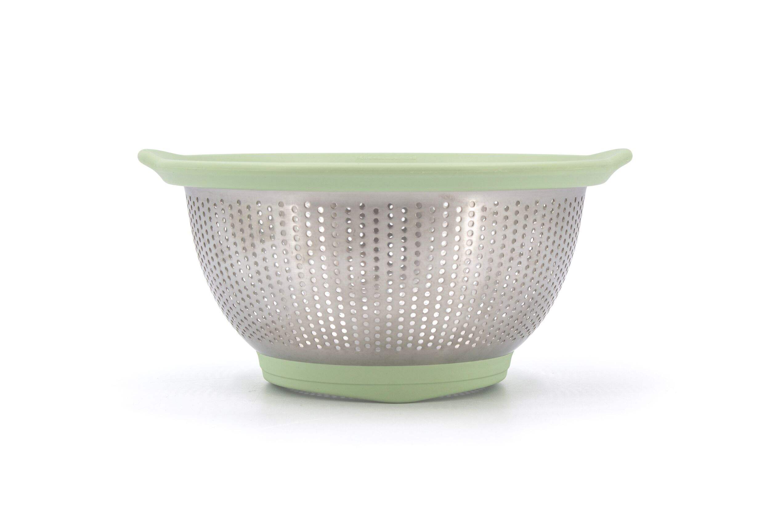 KitchenAid Stainless Steel Colander, Red, 2.8-L Front_Elevated