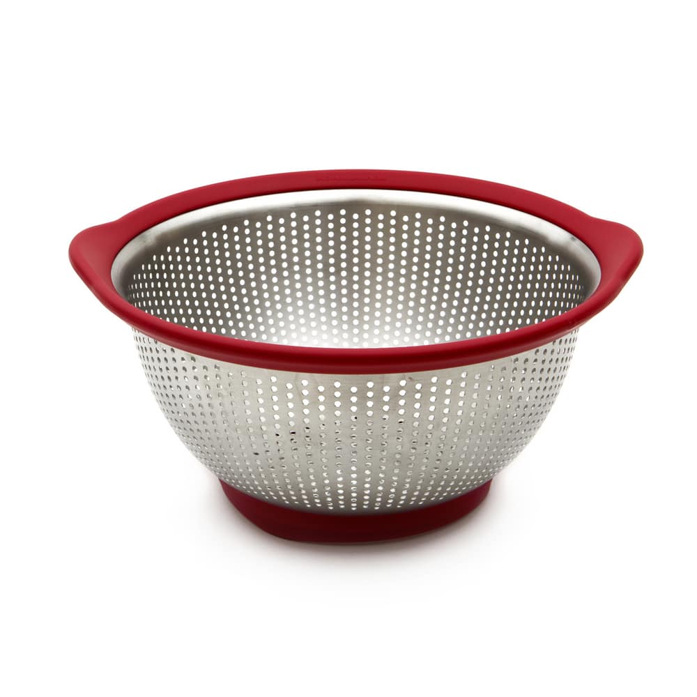 KitchenAid Stainless Steel Colander, Red, 1.94-L | Canadian Tire