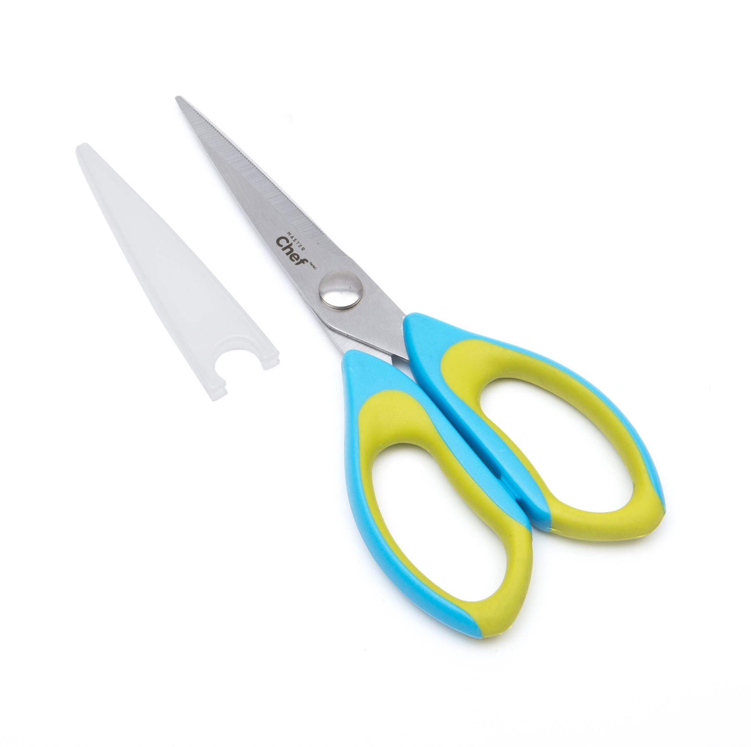 MASTER Chef Carbon Stainless Steel Kitchen Shears, Assorted Overhead_Plunge