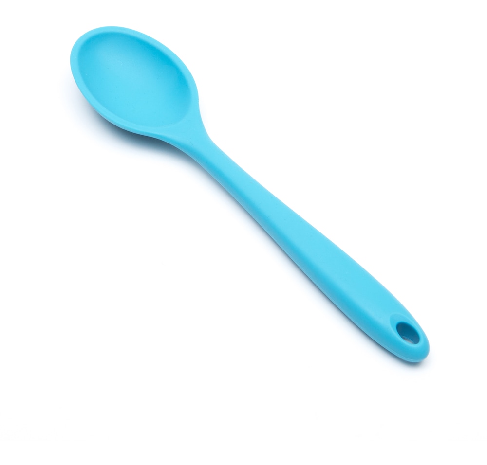 MASTER Chef Silicone&nbsp;Solid Spoon, Assorted Back_Angled_Left