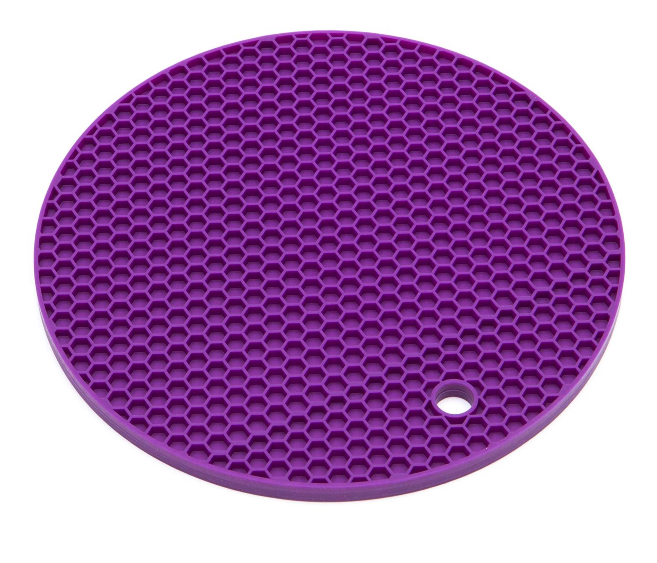 MASTER Chef Silicone Round Trivet, Assorted Overhead_Plunge