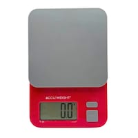 Accuweight Compact Digital Kitchen Scale, 3-kg Overhead_Flat