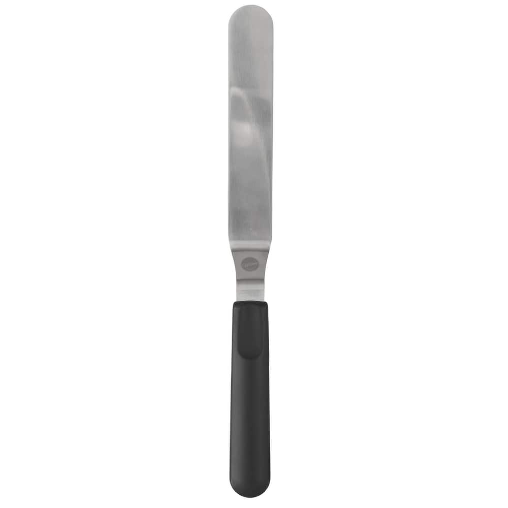 4 Angled Stainless Steel Offset Icing Spatula with Ergonomic