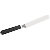 Wilton Stainless Steel Offset/Angled Spatula, Black, 13-in Front_Angled_Right