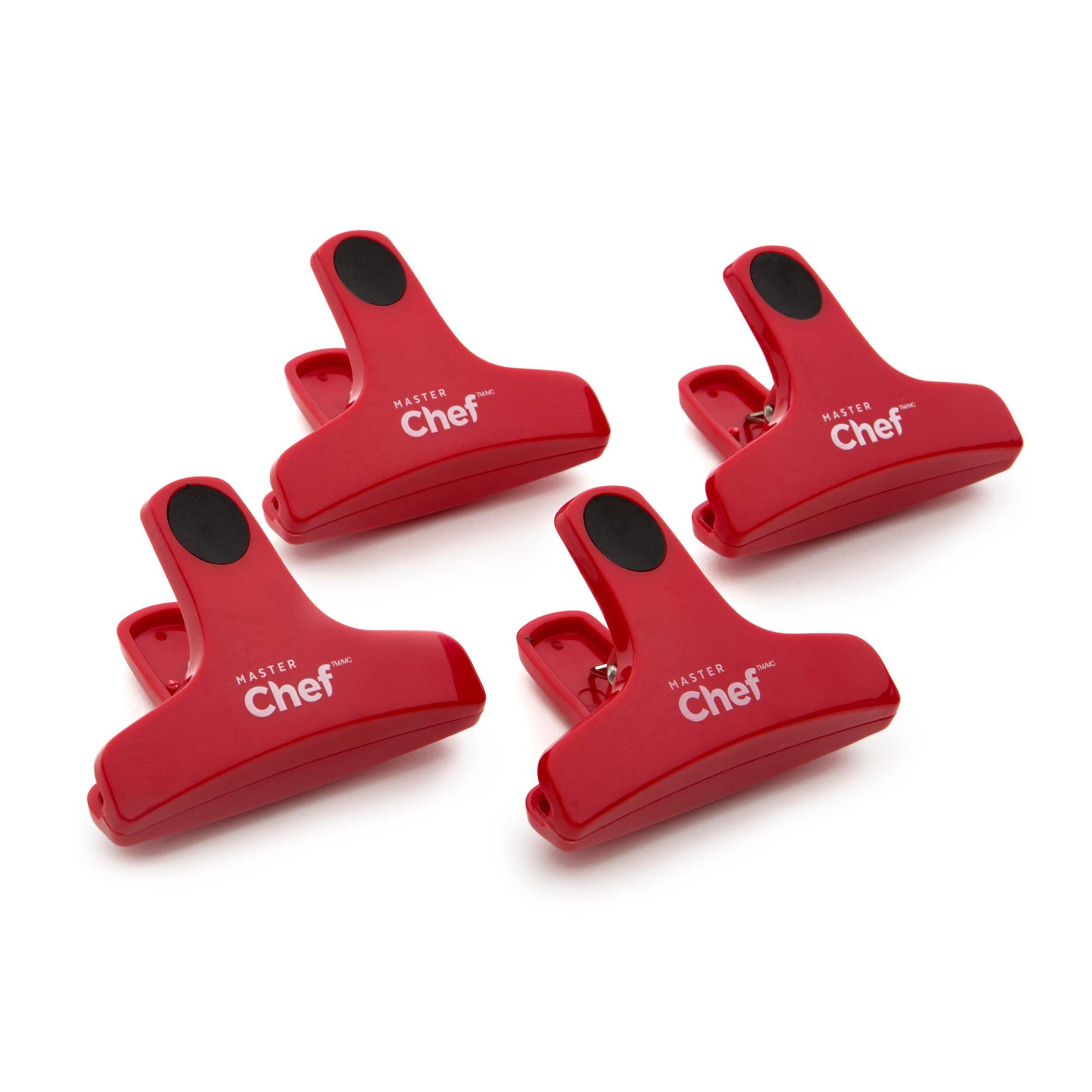 MASTER Chef Plastic Bag Clips, 4-pk Front_Three_Fourths_Angled_Right
