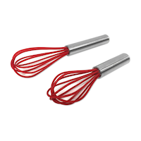 MASTER Chef Mini Silicone Whisk Set, 2-pc