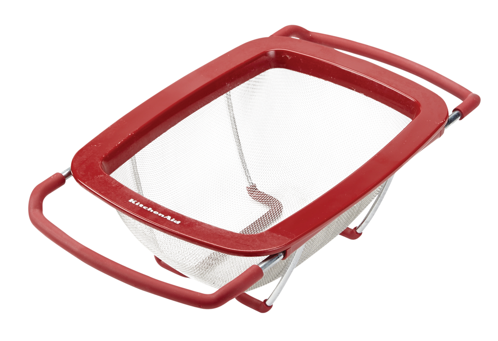 KitchenAid Metal Expandable Colander, Red, 3.78L Canadian Tire