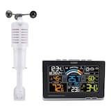 La Crosse Wireless Weather Forecaster & Wind Gauge Digital Thermometer Front_Flat