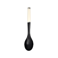 KitchenAid Gourmet Nylon Basting Spoon, Black Front_Flat