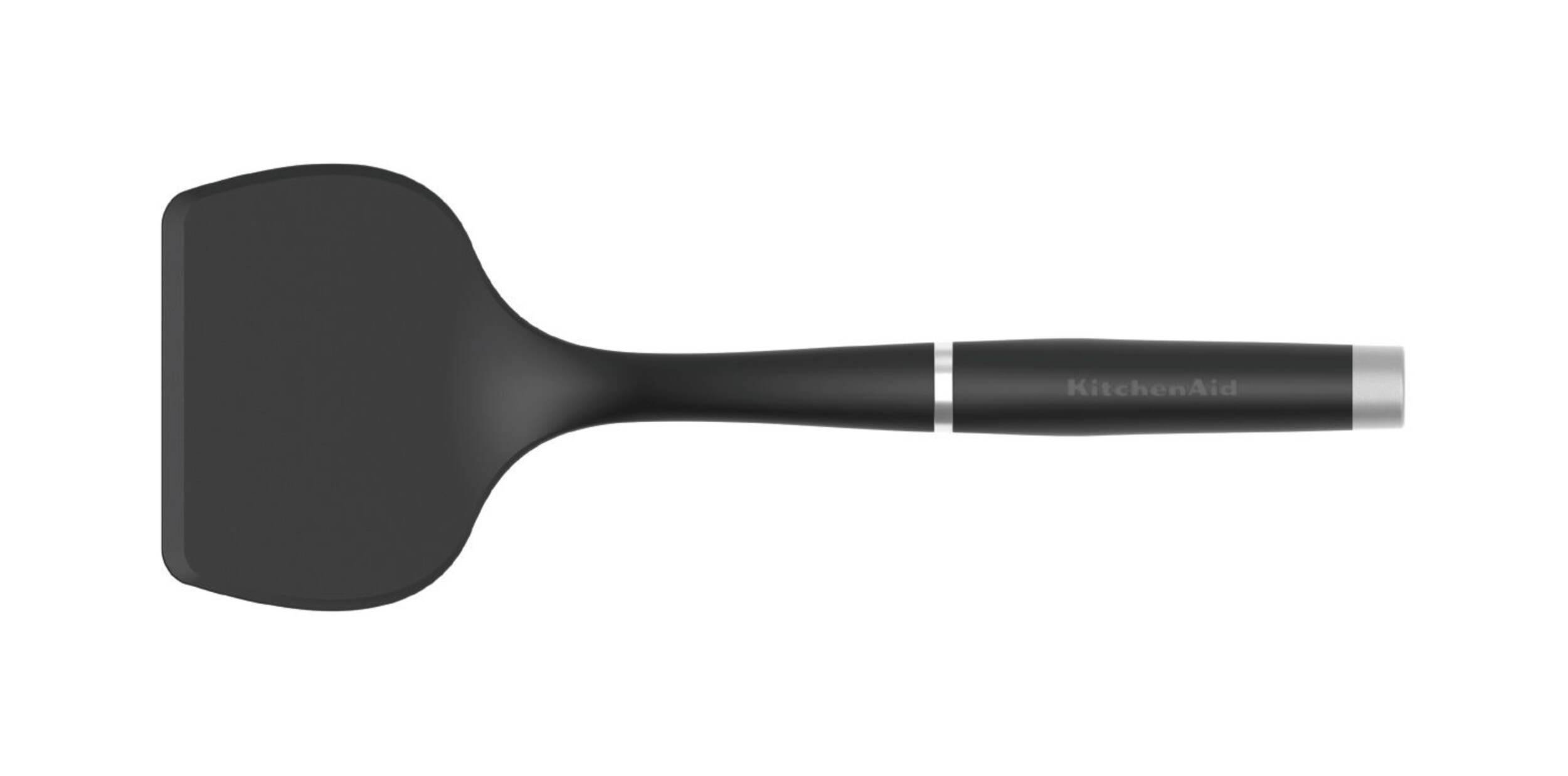 KitchenAid Gourmet Stainless Steel Pancake Turner, Black Side_Left