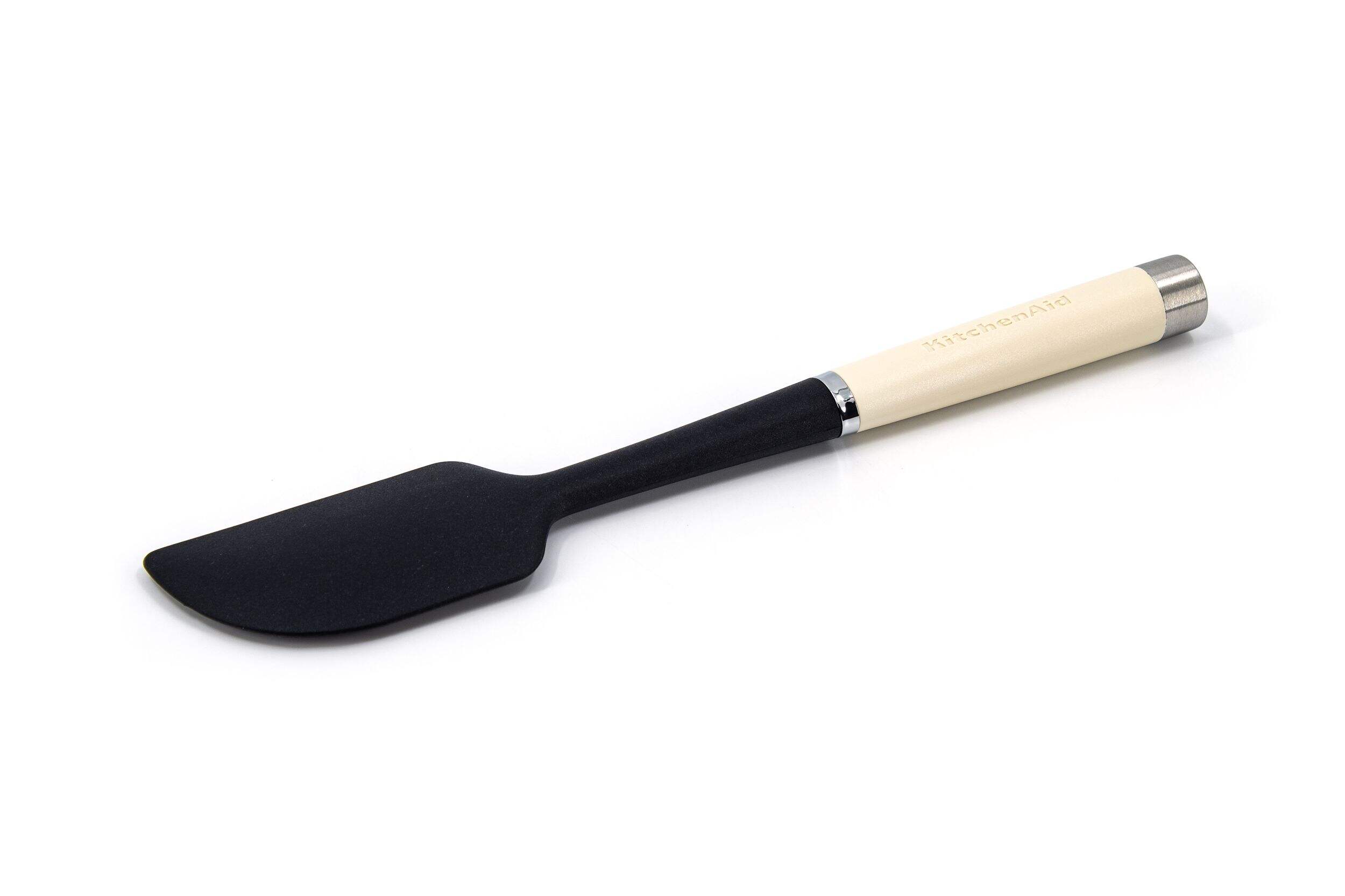 KitchenAid Gourmet Silicone Scraper Spatula, Red Front_Angled_Left