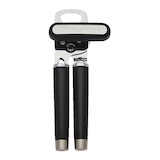 KitchenAid Gourmet Hard Handle Stainless Steel Can Opener, Black Front_Flat