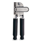 KitchenAid Gourmet Soft Grip Stainless Steel Can Opener, Black Front_Flat