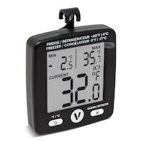 Vida by PADERNO Digital Fridge Thermometer Front_Three_Fourths_Angled_Right