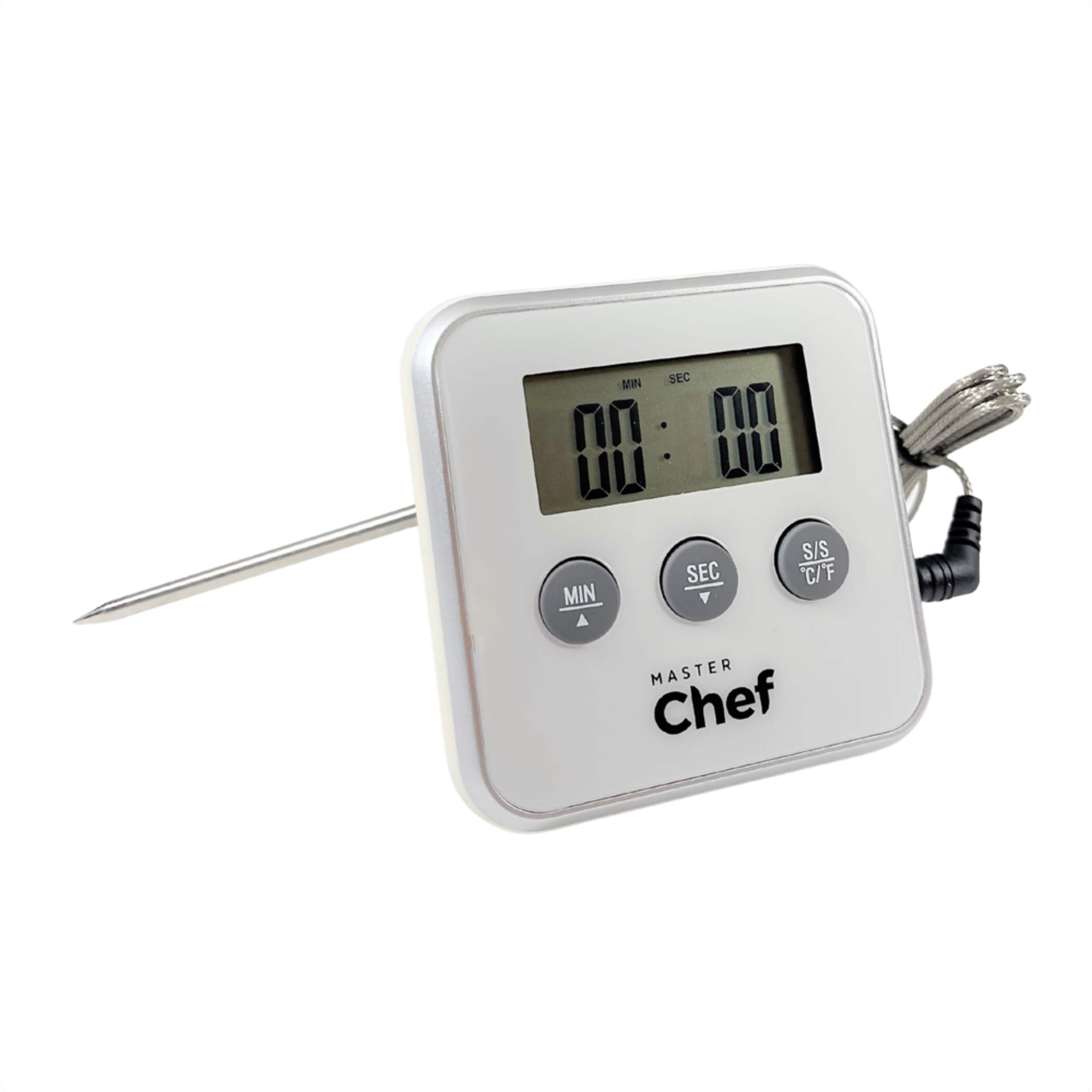 MASTER Chef Wired Cooking Thermometer Front_Three_Fourths_Angled_Right