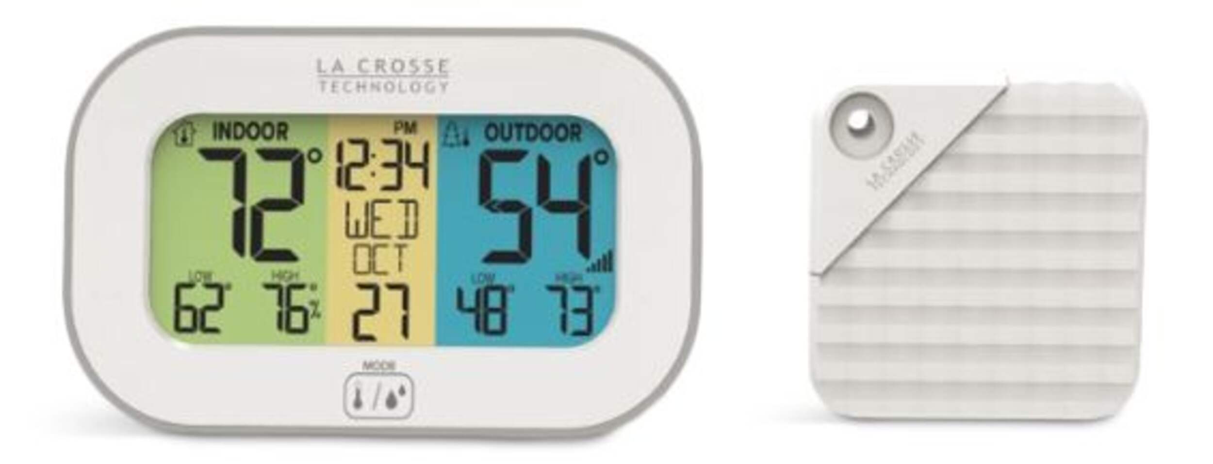 Lacrosse Colourized Digital Weather Thermometer Composite_or_Mixed