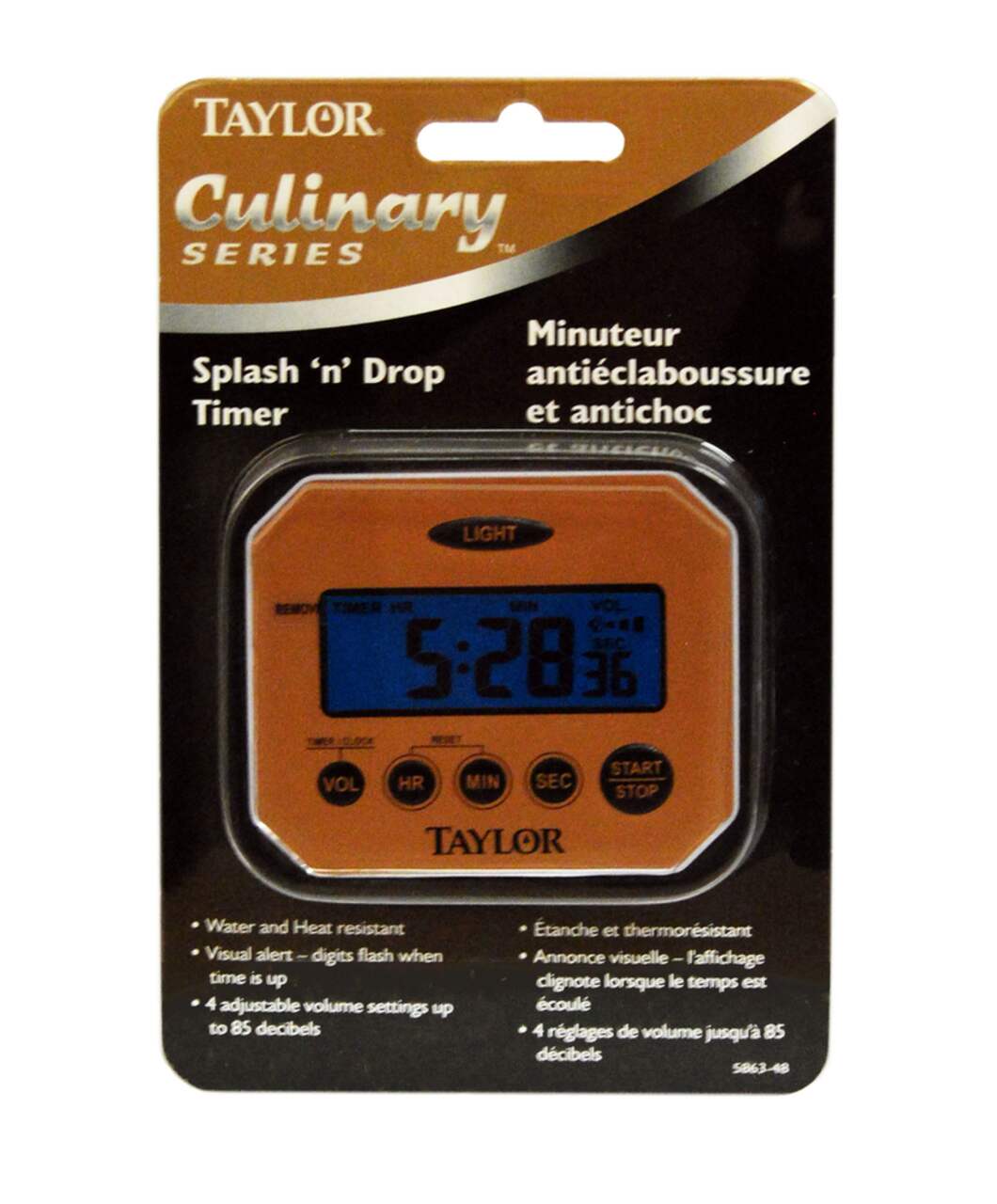 Water And Impact Resistant Timer, 5863