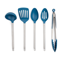 MASTER Chef Mixed Stainless Steel Tool Set with Nylon Heads, 5-pc