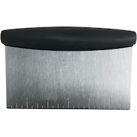 OXO Good Grips Stainless Steel Bench Scraper Front_Flat