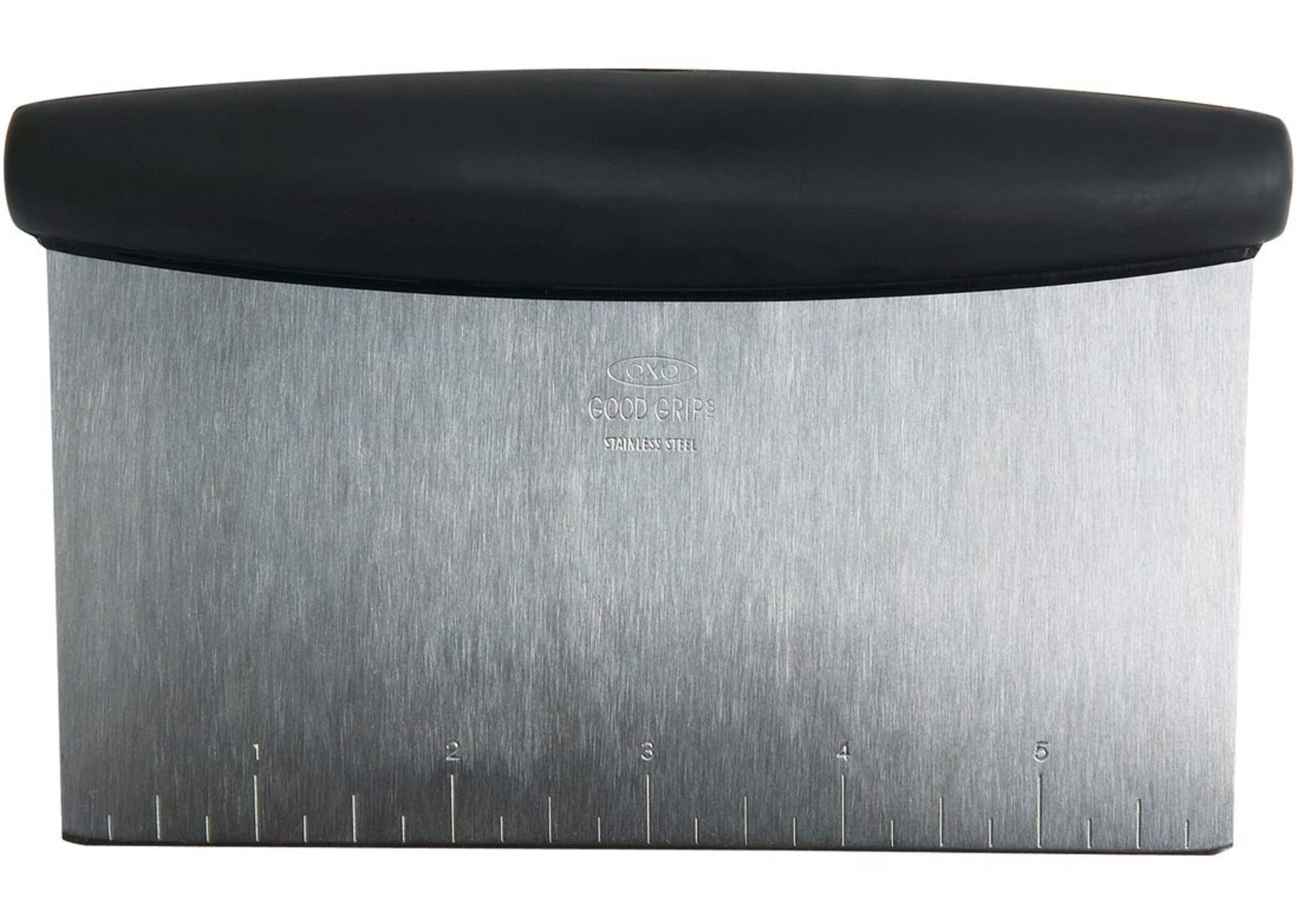 OXO Good Grips Stainless Steel Bench Scraper Front_Flat