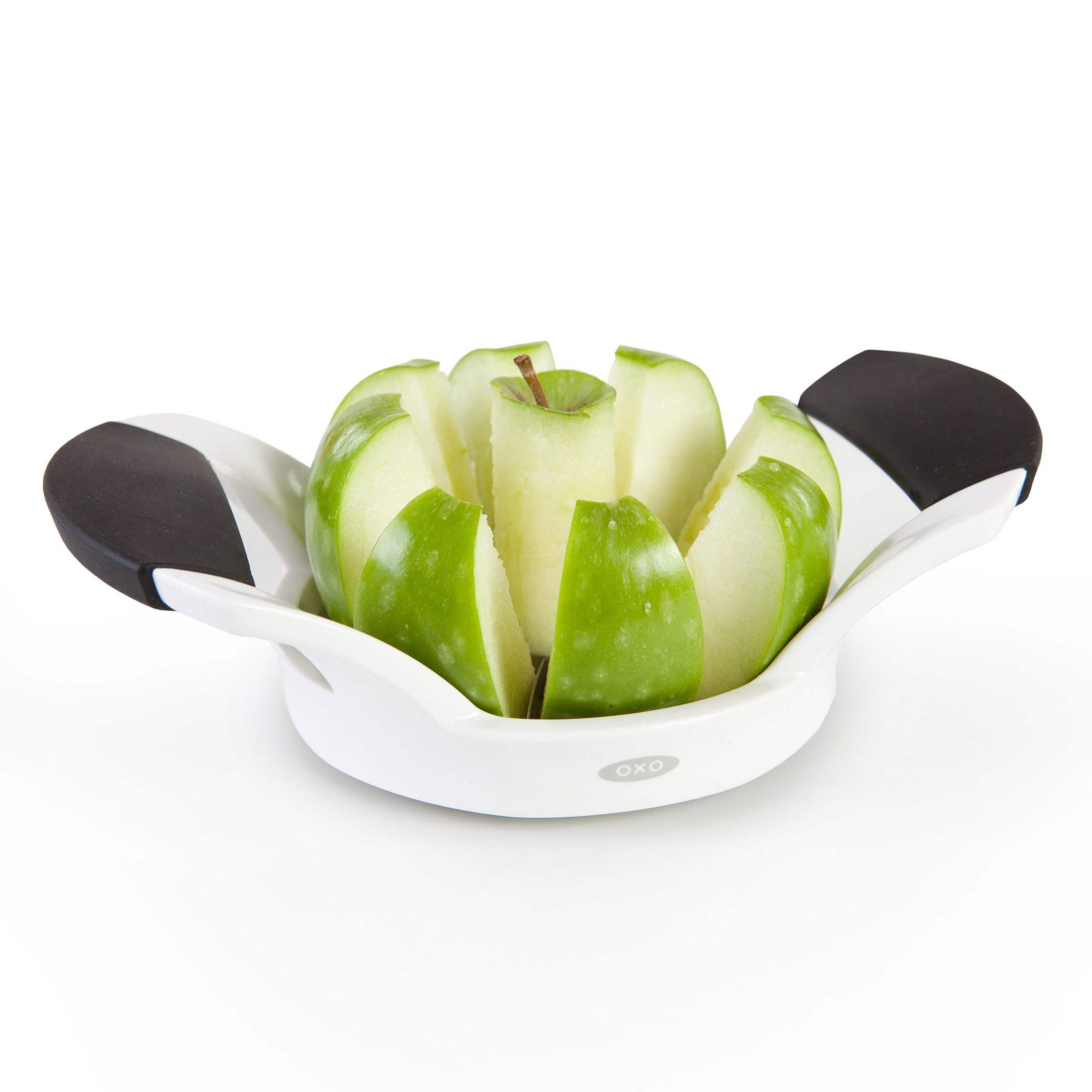 Tranche-pommes OXO Good Grips en acier inoxydable Front_Elevated