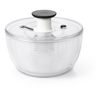 OXO Good Grips Salad Spinner, Clear, 10-1/4-in Front_Elevated