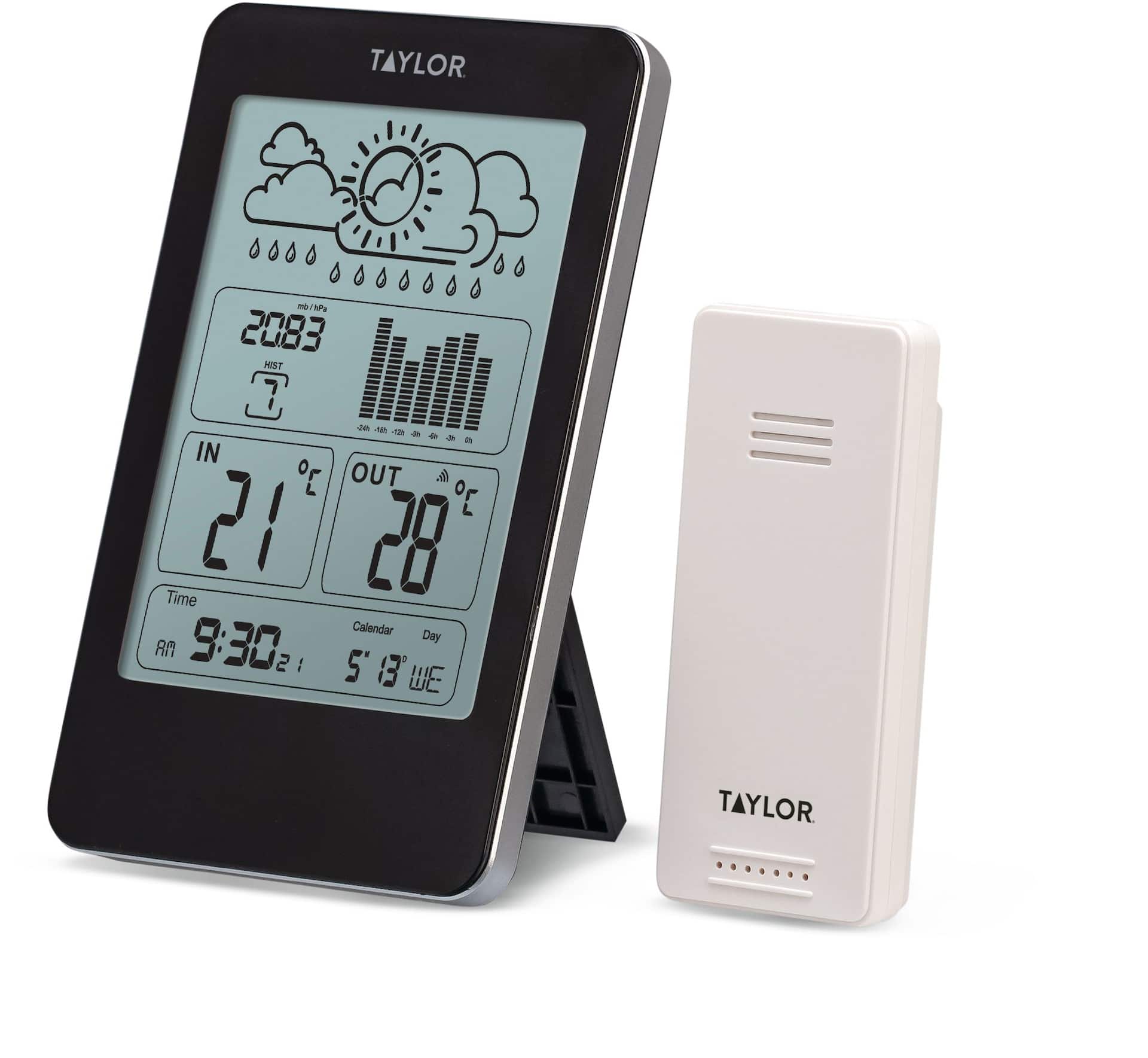 Taylor Wireless Weather Station Thermometer with Barometer
