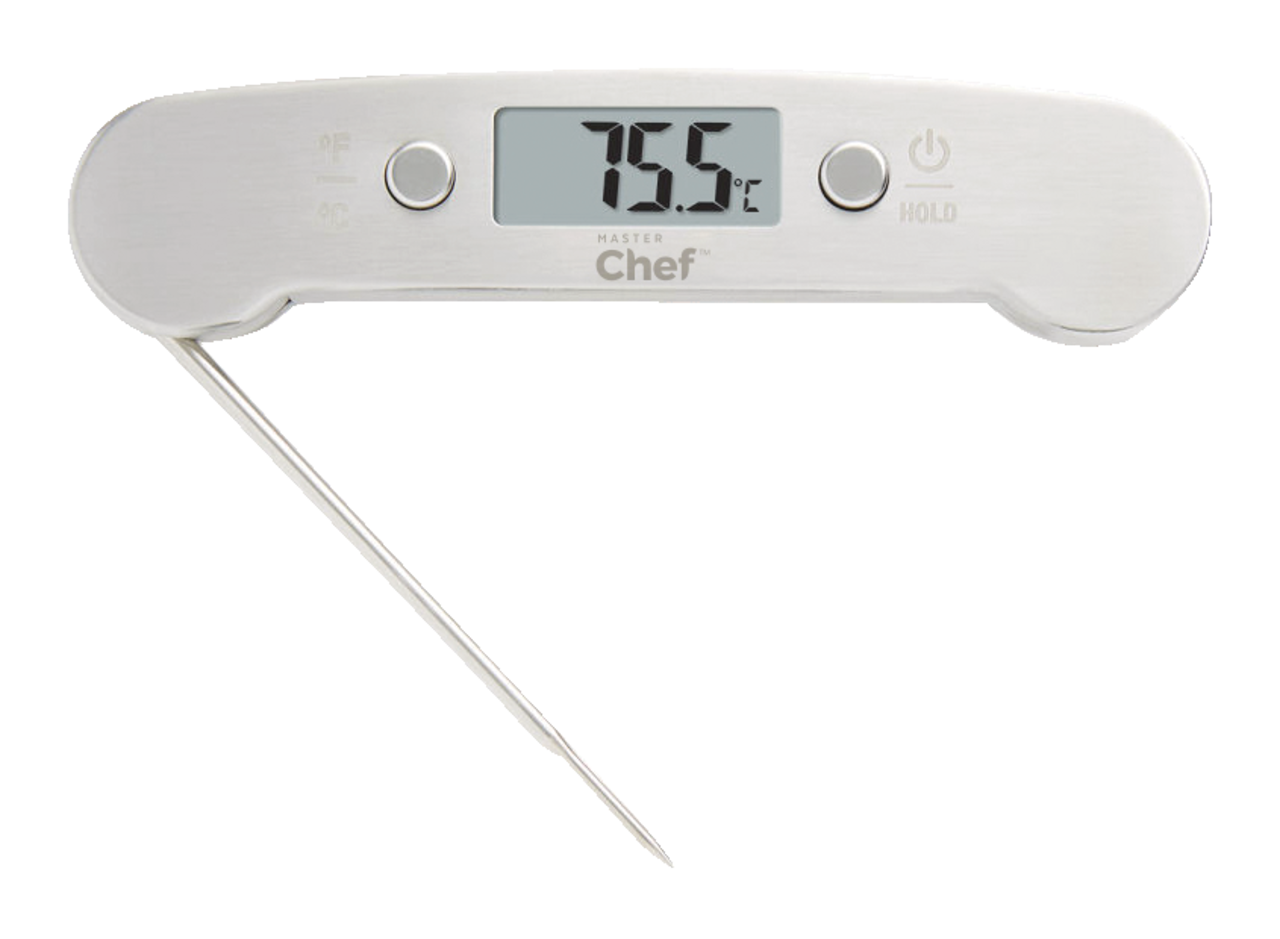Thermomètre numérique pliable MASTER Chef, inox