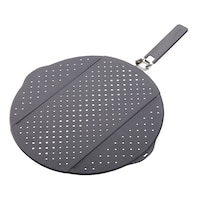 PADERNO Silicone Folding Splatter Guard, 13-in Front_Three_Fourths_Angled_Left