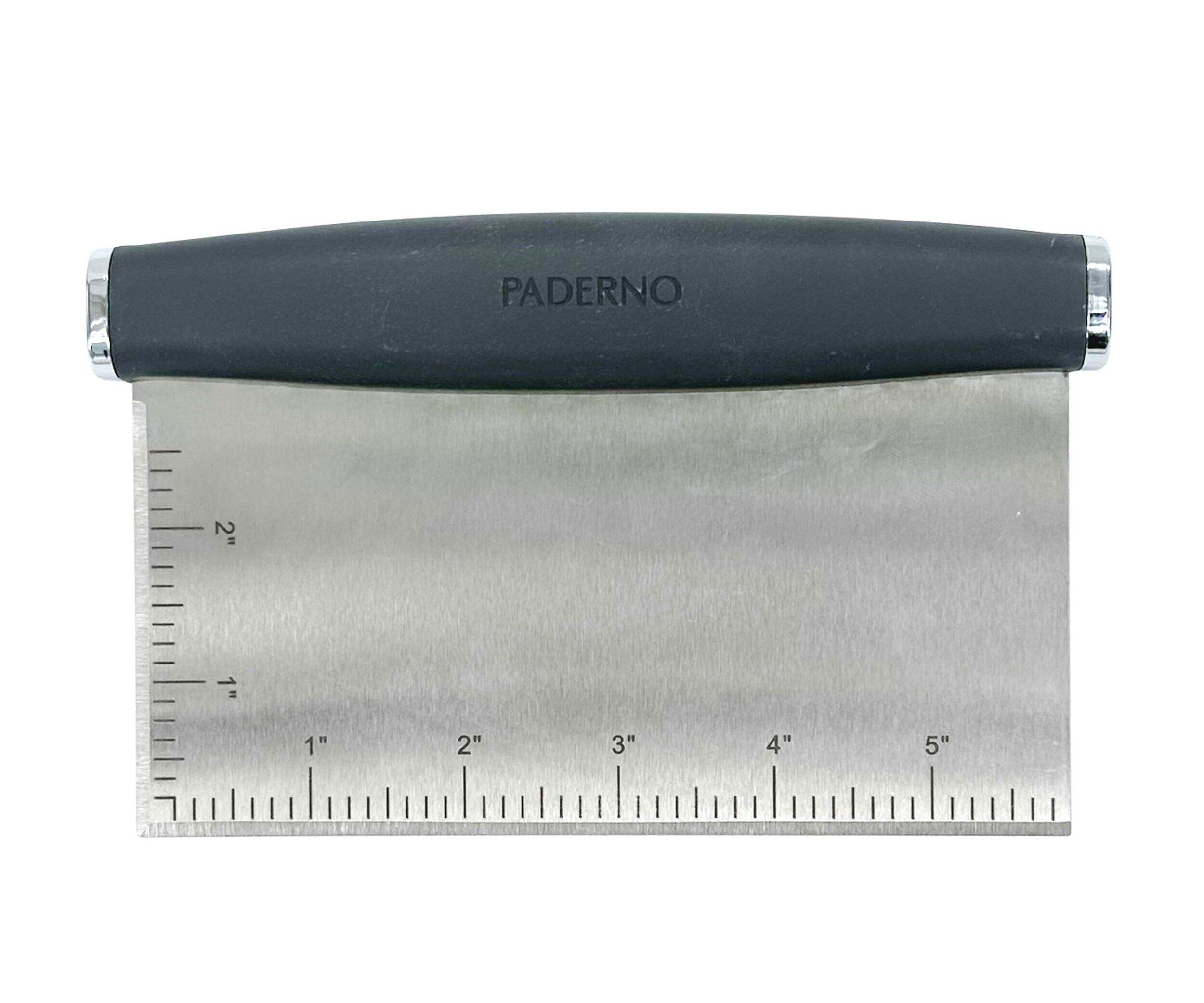 PADERNO Stainless Steel Bench Scraper Front_Flat
