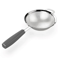 PADERNO Stainless Steel Strainer for Draining/Straining/Sifting, Silver Back_Angled_Right