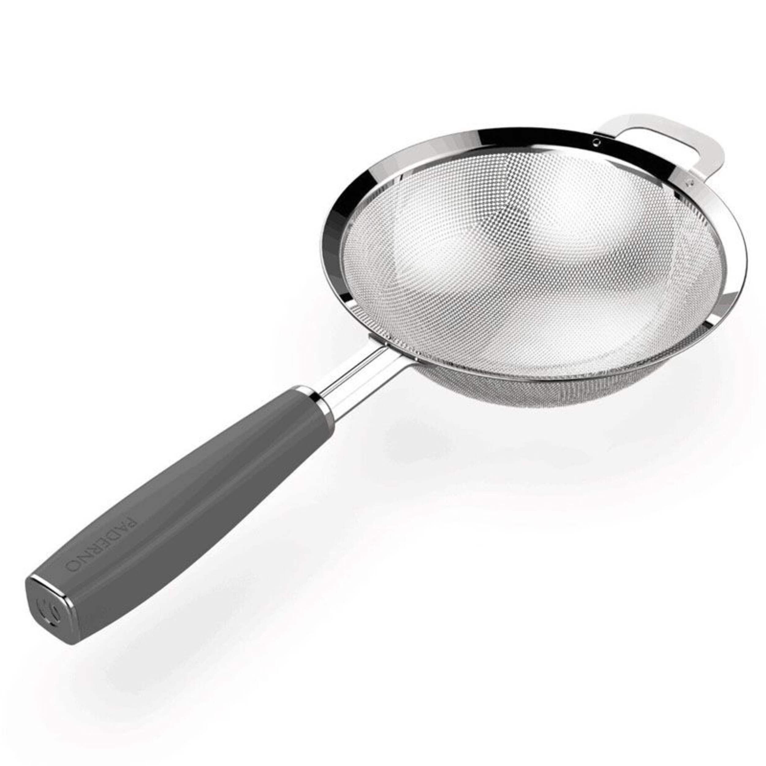 PADERNO Stainless Steel Strainer for Draining/Straining/Sifting, Silver Back_Angled_Right