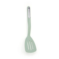 KitchenAid Silicone Slot Turner Pistachio Front_Angled_Right