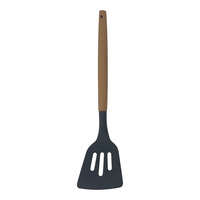 MasterChef Beechwood Slotted Food Turner/Flipping Tool Front_Flat