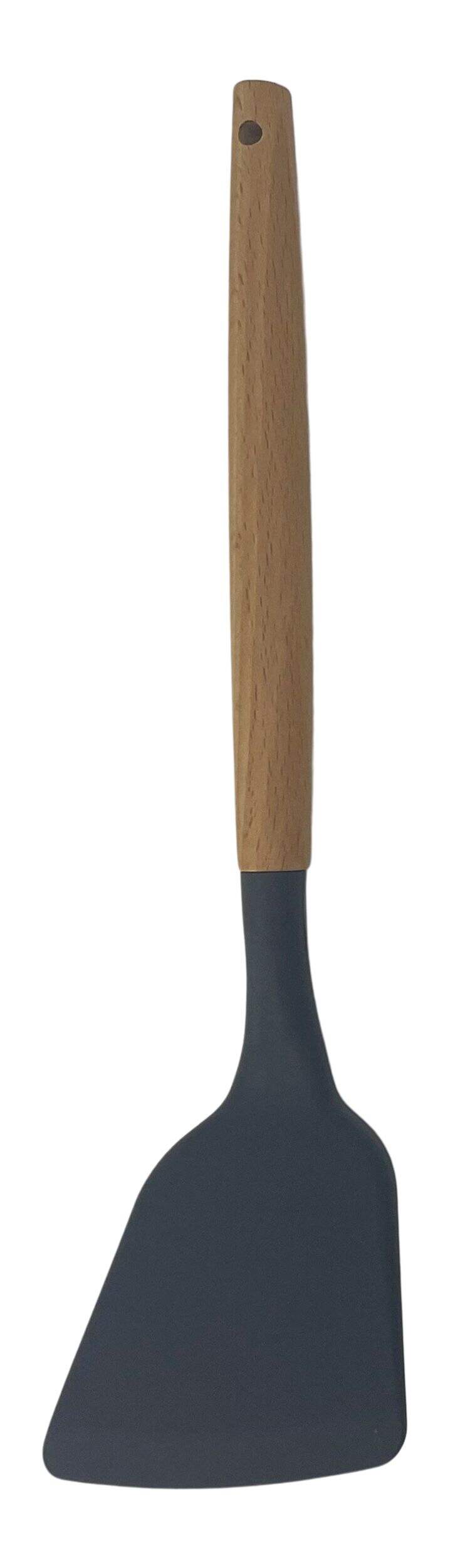 Mastercraft Beechwood Solid Turner/Flipping Tool, 13.8-in, Grey Front_Flat