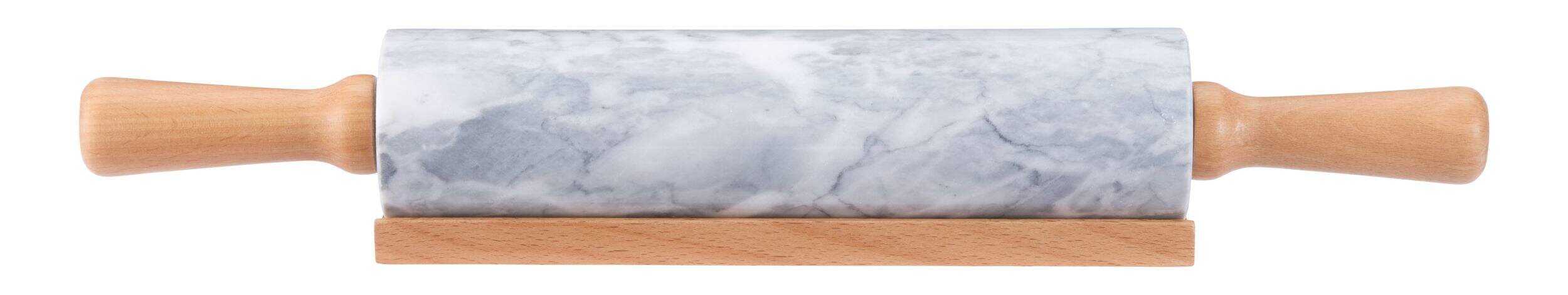 Vida by PADERNO Rolling Pin with Holder Front_Flat