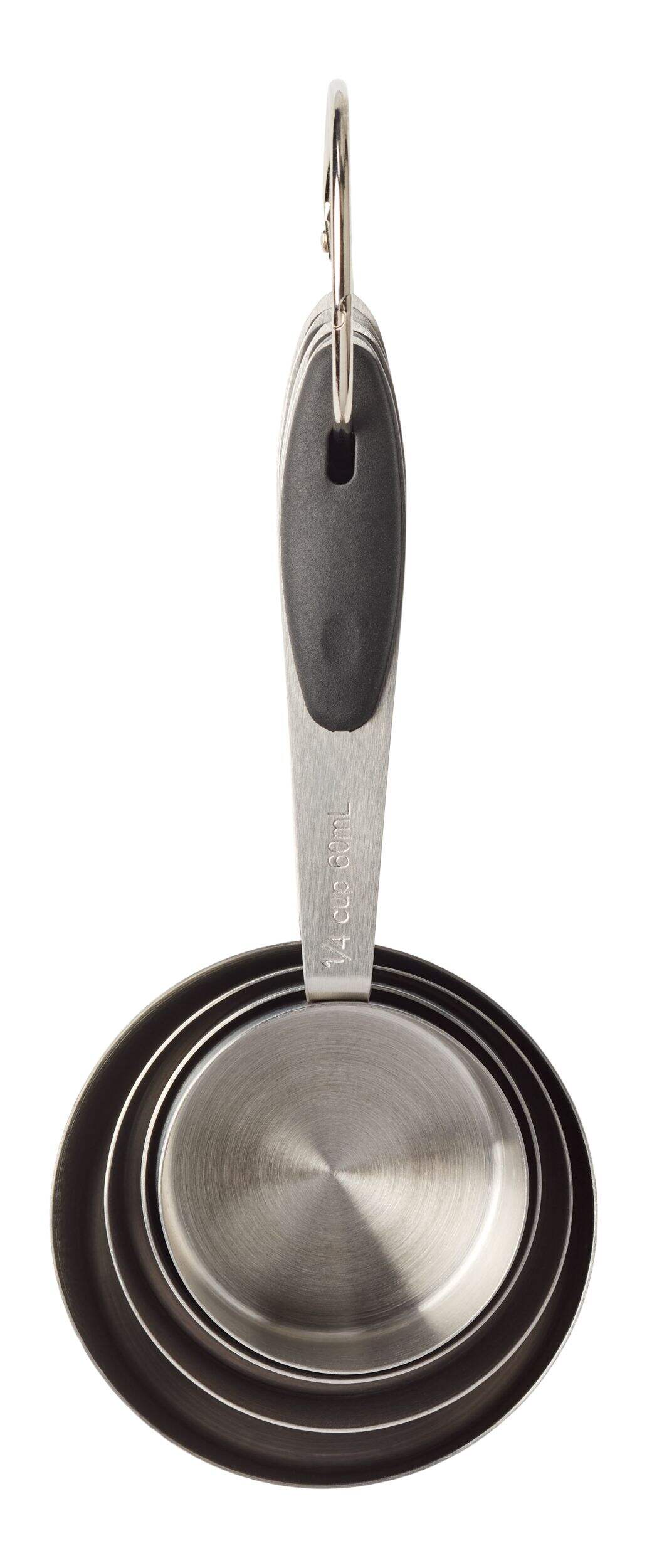 Master Chef Multi-Size Metal/Plastic Measuring Cups Front_Flat