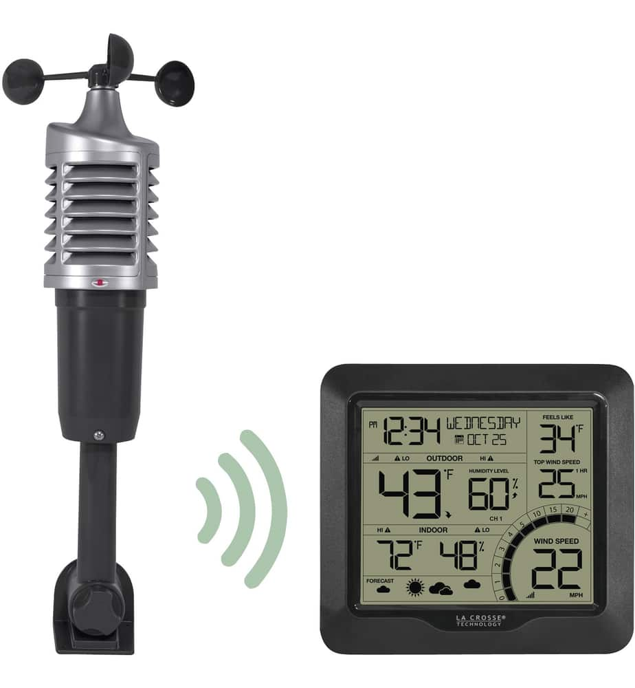 La Crosse Wireless Digital Wind Speed Weather Station Canadian Tire