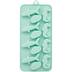 Wilton Silicone Sea Animal 12-Cavity Baking & Candy Mold, Green, for Ice/Chocolate/Candy/Frozen Treats Bottom_Flat