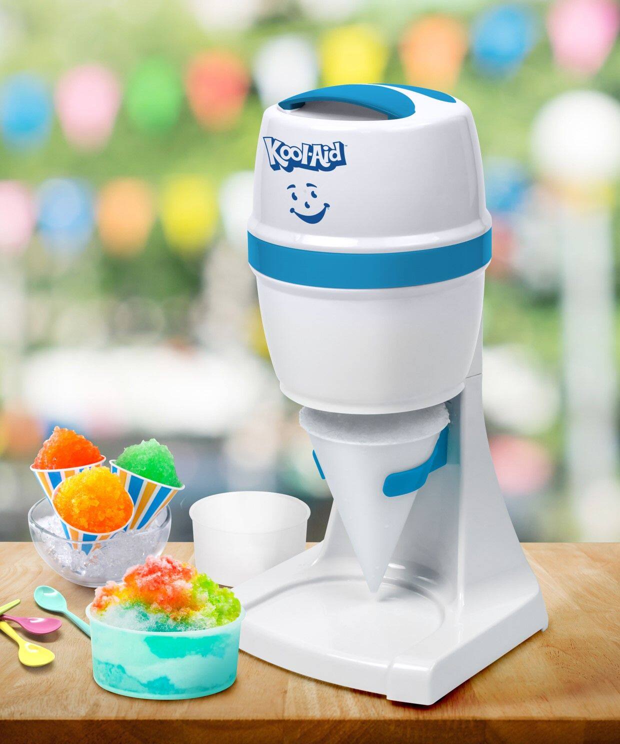 Nostalgia Kool-Aid Electric Shave Ice & Cone Maker with Reusable Cone ...