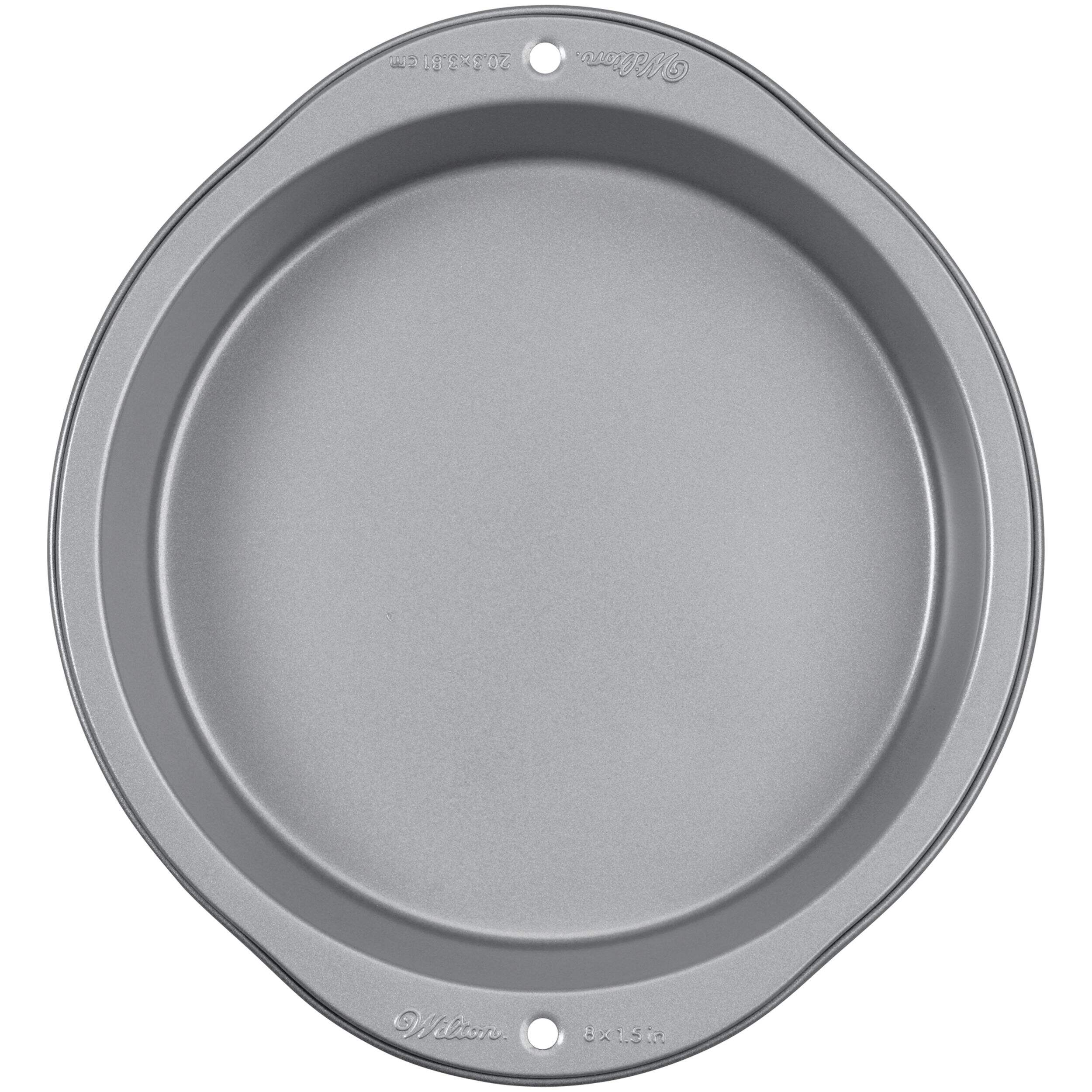 Wilton Recipe Right Round Pan, 8-in Overhead_Flat