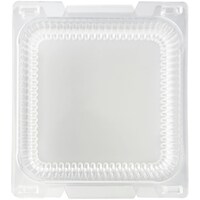 Wilton Rectangle Treat Party Boxes, Clear, 7-in, 4-pk, for Carrying Cake/Cupcakes/Cookies/Baked Goods Overhead_Flat