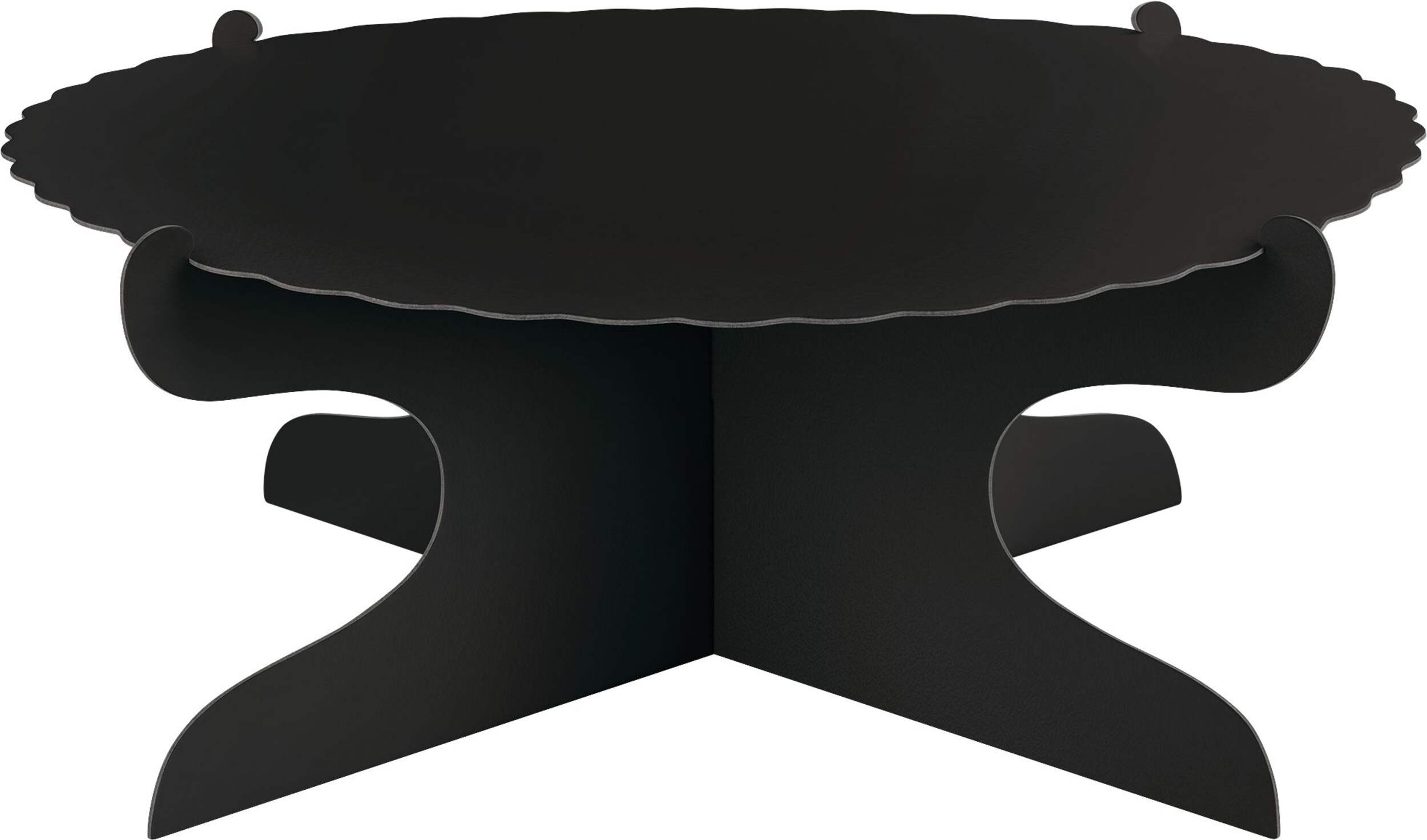 14IN BLK CAKE STAND