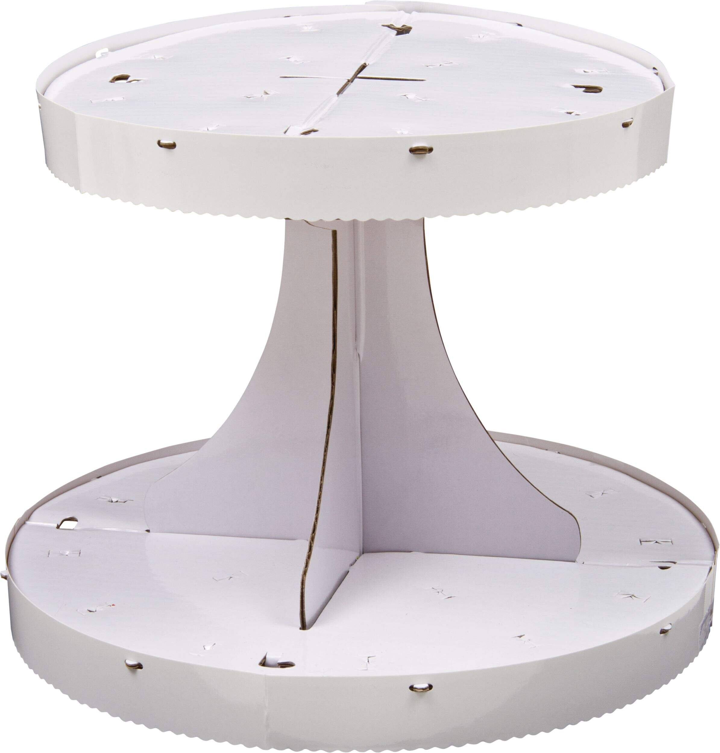 Two-Tier Cake Pop Display Stand, 12-in x 9.5-in Front_Elevated