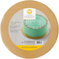 Wilton Round Cake Boards, Gold, 12-in, 3-pk, for Birthday/Wedding/Anniversary/Baby Shower Front_Flat