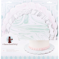Sweet Tooth Fairy Marble Cake Boards, 3-pk Front_Flat
