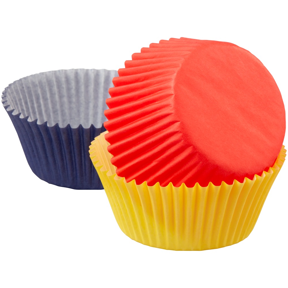 Wilton Standard Baking Cups, Primary Colours, 75ct Party City