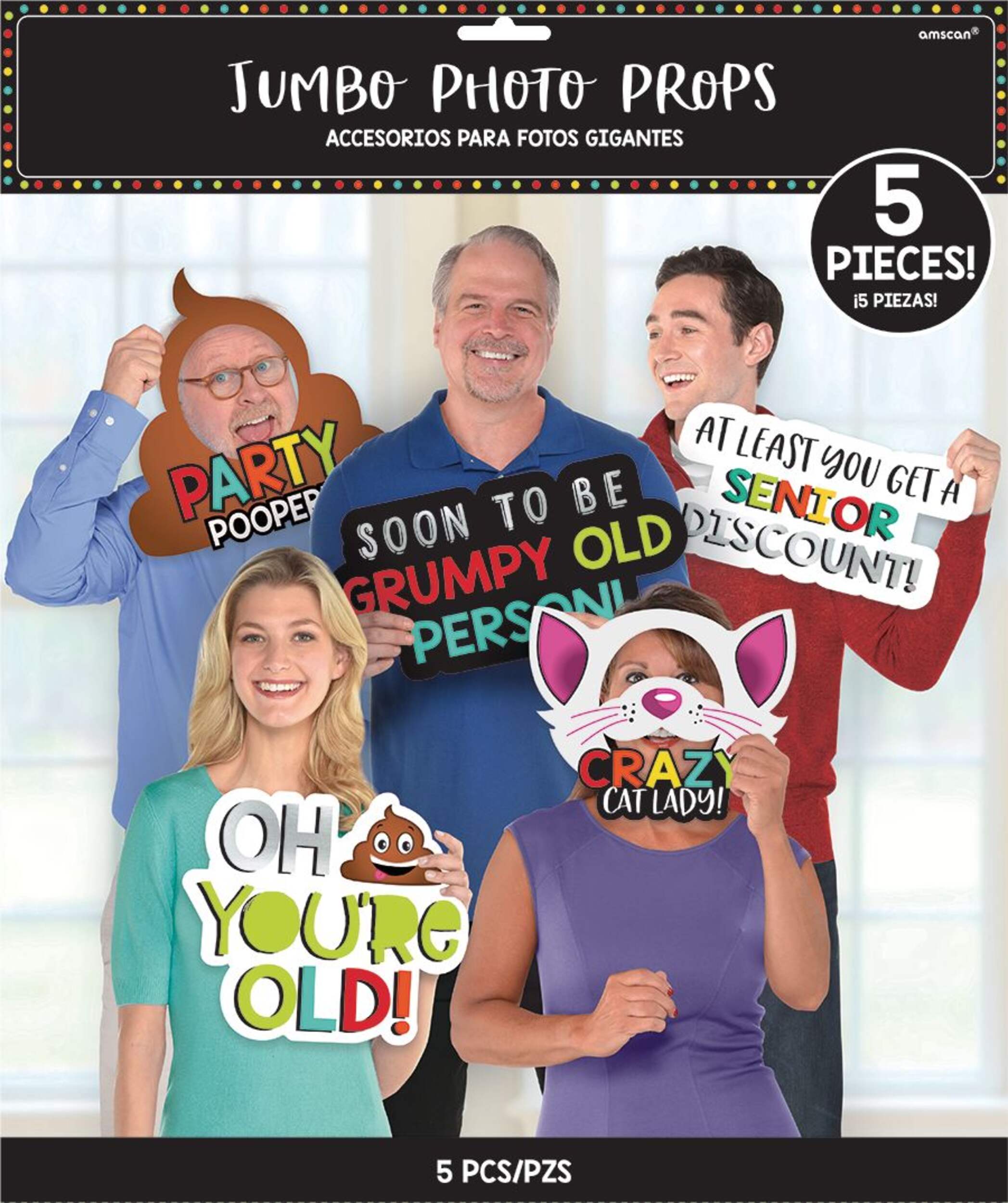 Accessoires de cabine photo Over the Hill géant, paq. 5 Front_Elevated