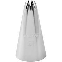 Wilton Open Star Cake Decorating Tip Front_Elevated