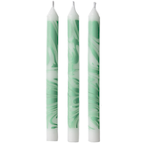 Green Marble Birthday Candles, 3.25-in, 12-pk Front_Flat